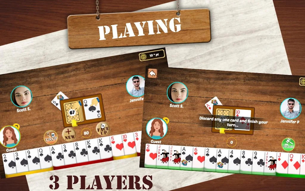 Indian Rummy: Play Original Circle Free Card Game ảnh chụp màn hình 2