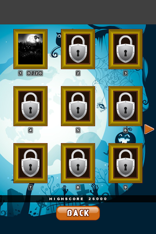 Pyramid Solitaire on Halloween Screenshot 2