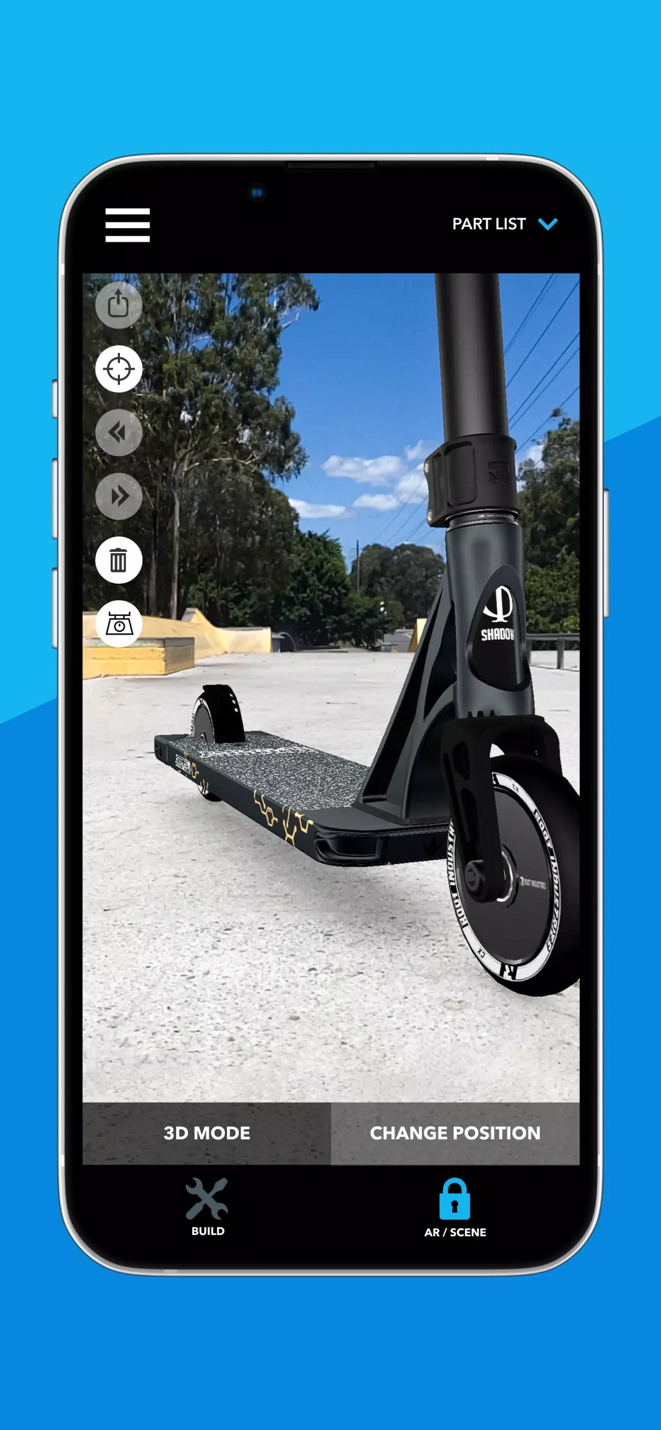 Scooter 3D custom builder スクリーンショット 4