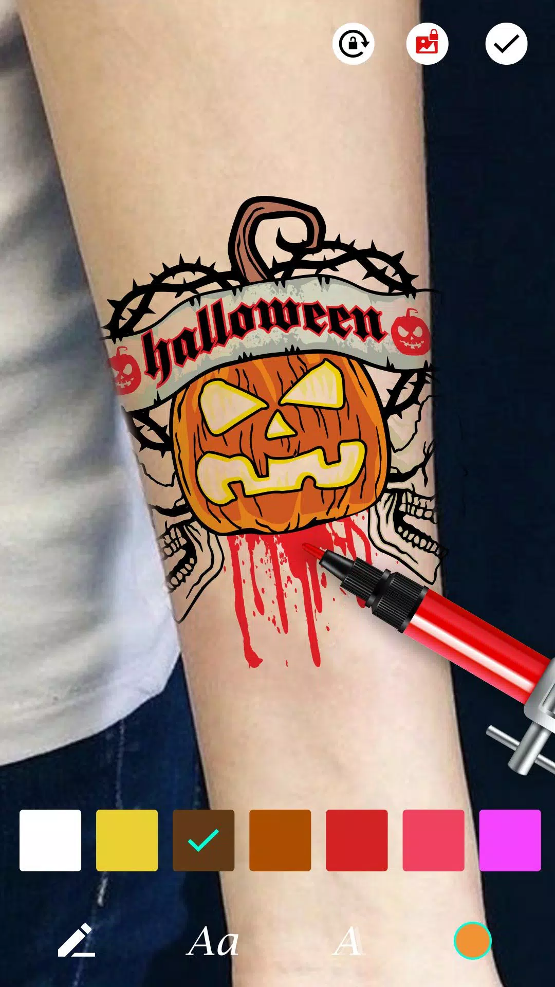 Tattoo Maker captura de pantalla 