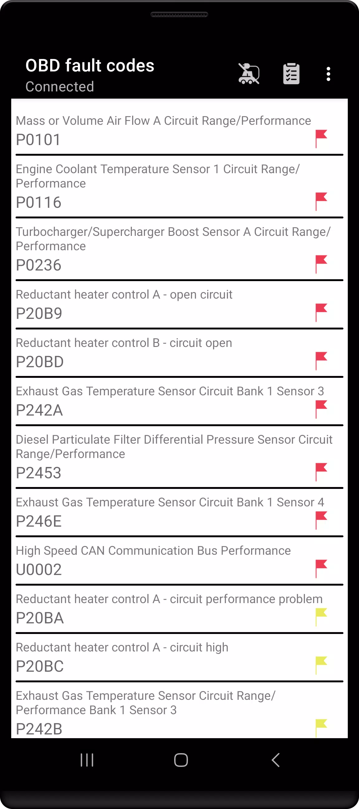 Tor OBD2 Diagnostics screenshot 3