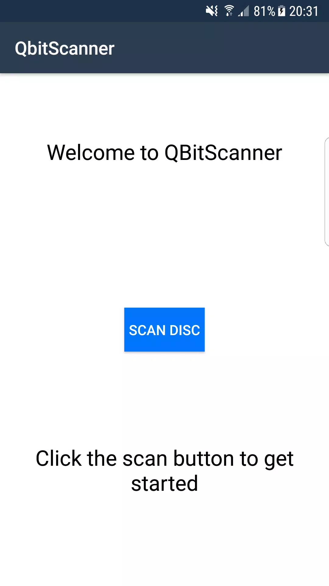 qbitScanner - License Disc स्क्रीनशॉट 1