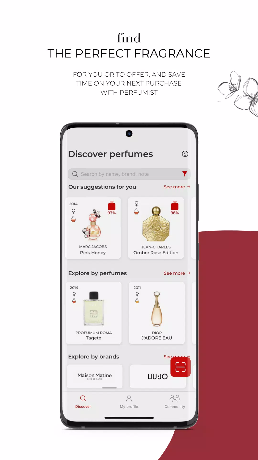 PERFUMIST Perfumes Advisor экрана 1