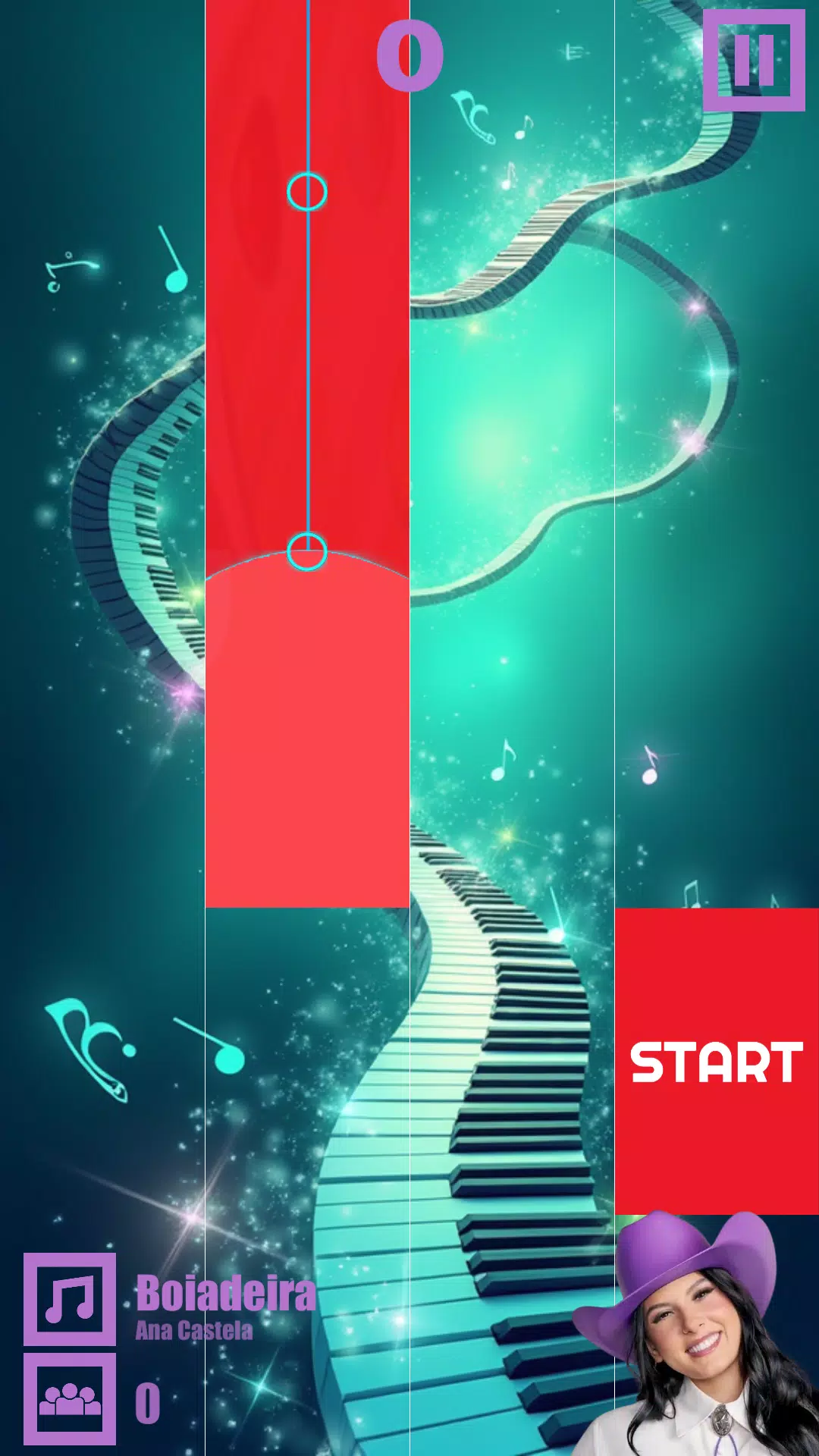 Piano Music Ana Castela Game screenshot 2