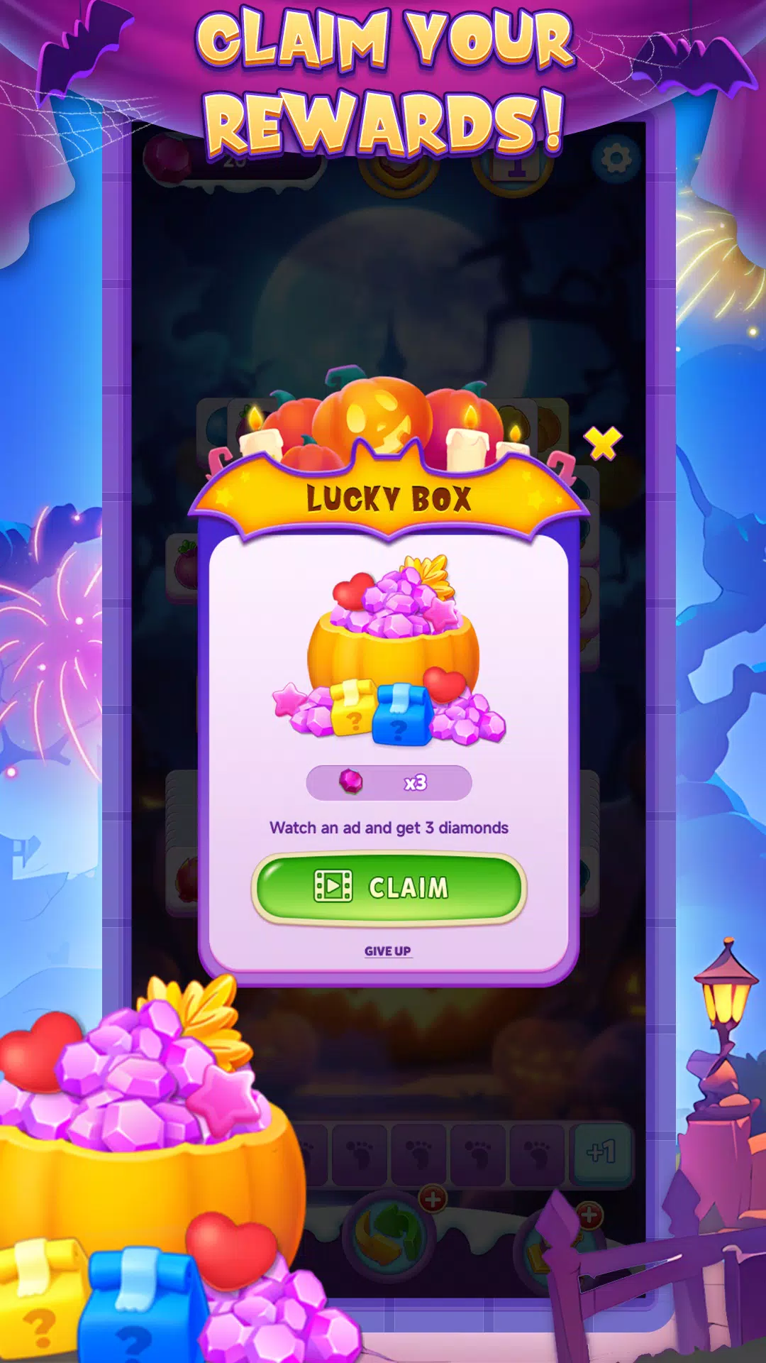 Halloween Fruit Crush ảnh chụp màn hình 4