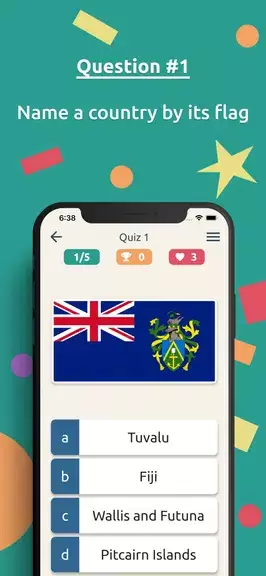 Screenshot Flags Quiz:  World Geo Trivia 2