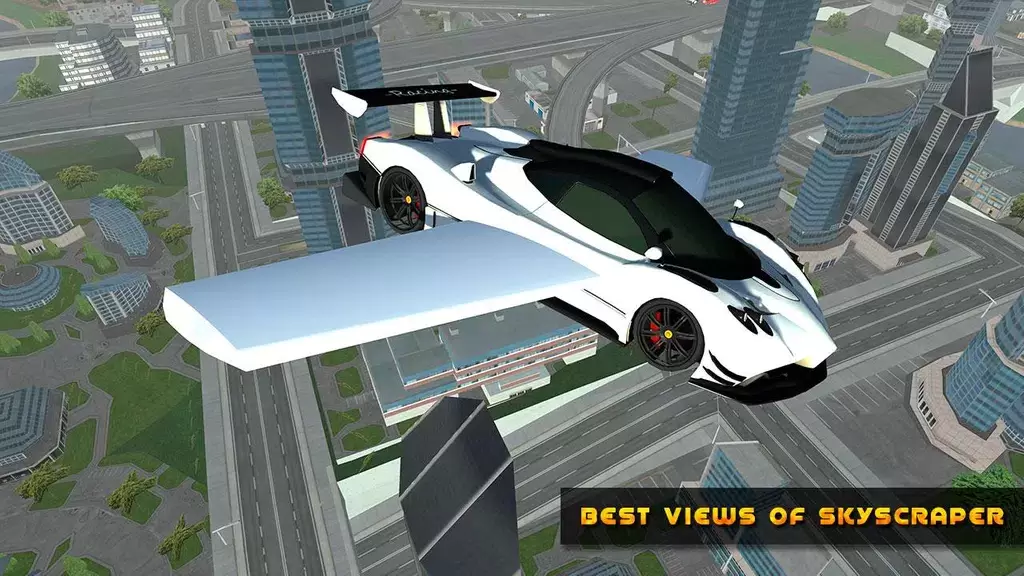 Flying Car Game driving Screenshot 3