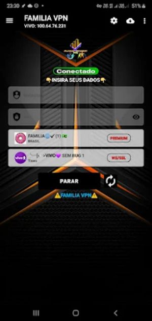 Família VPN captura de pantalla 