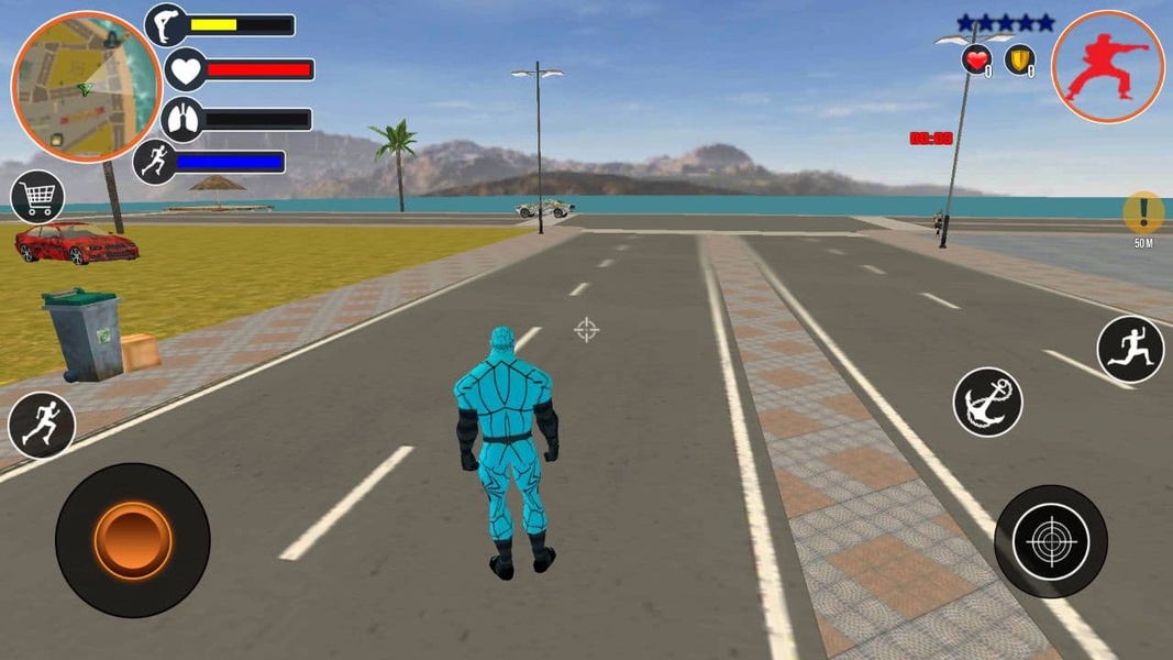 Spider Spiele. Miami Rope Man Screenshot 4