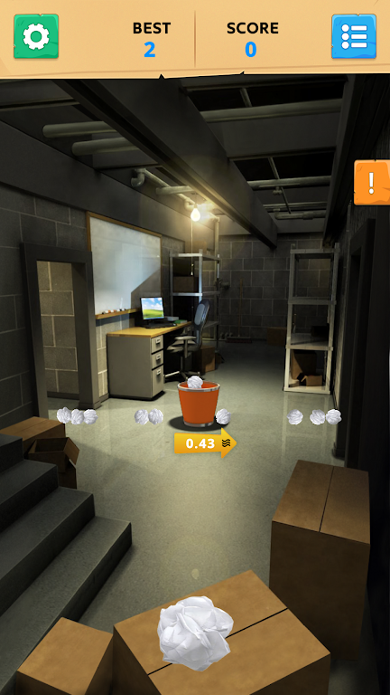 Screenshot Paper Toss Office - Jerk Boss 1