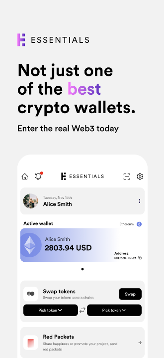 Web3 Essentials Crypto Wallet ဖန်သားပြင်ဓာတ်ပုံ 3