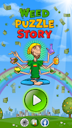 Puzzle Weed Story: "Wake&Bake" ảnh chụp màn hình 1