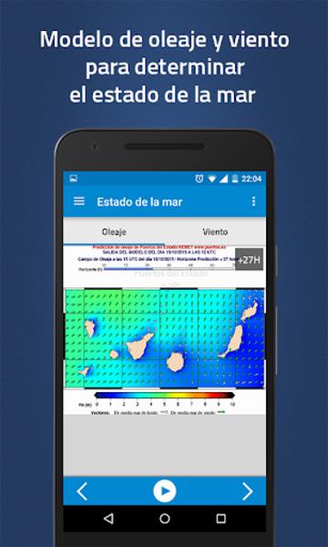 Apalmet - Meteorología Canaria ဖန်သားပြင်ဓာတ်ပုံ 2