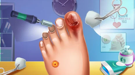 Foot Doctor ASMR Offline Games スクリーンショット 4