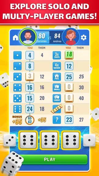 Yatzy: Dice Game Online Screenshot 2