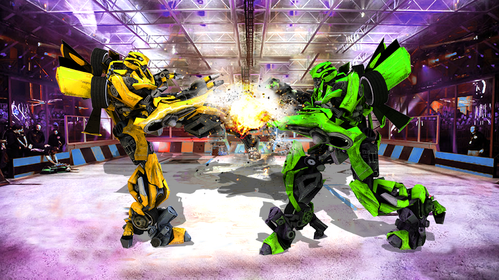 Futuristic Robot City Fighting 3D Game ဖန်သားပြင်ဓာတ်ပုံ 1