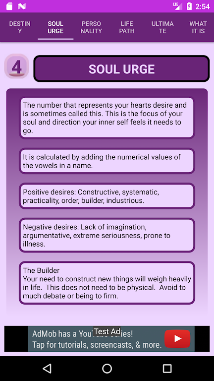 Pythagorean Numerology Calculator应用截图第4张