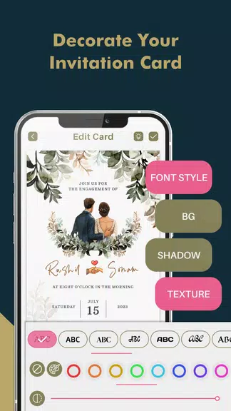 Engagement Card Maker & Design应用截图第4张