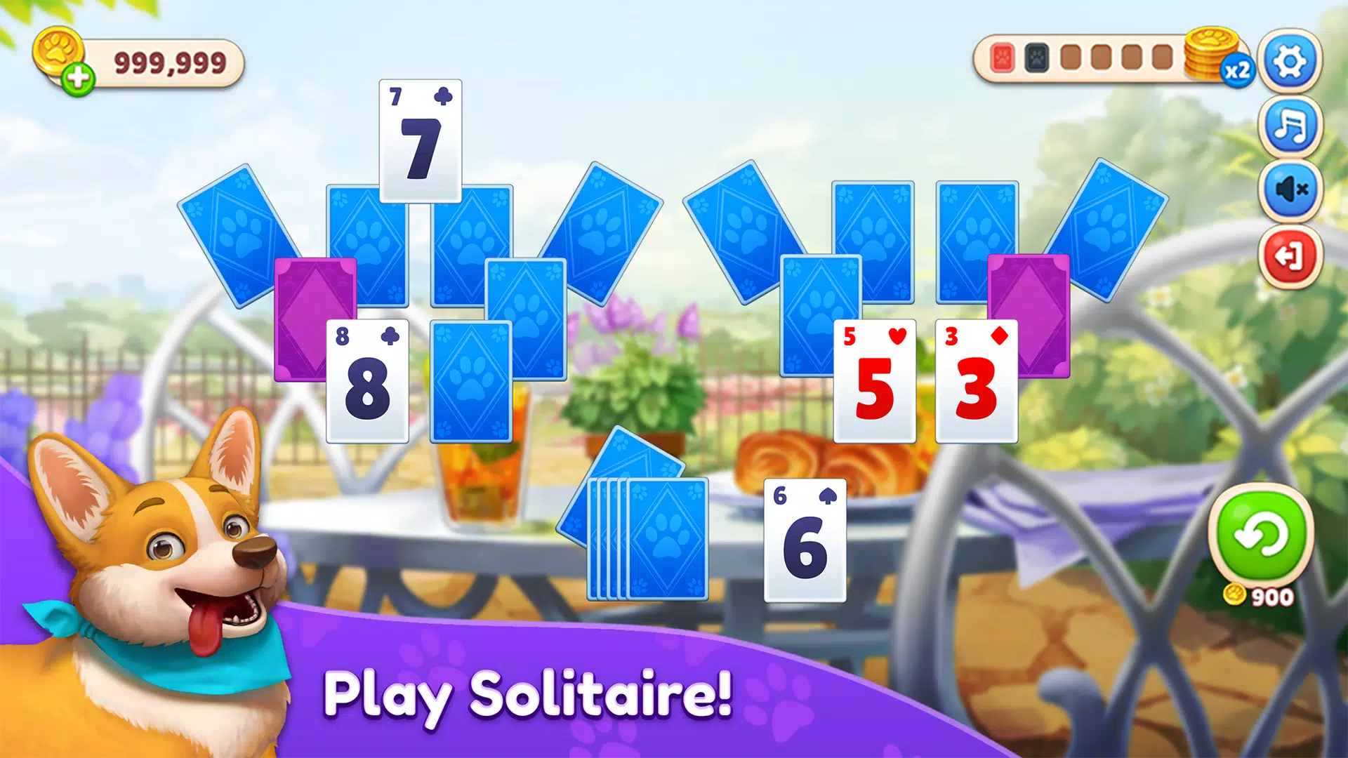 Piper's Pet Cafe - Solitaire स्क्रीनशॉट 2