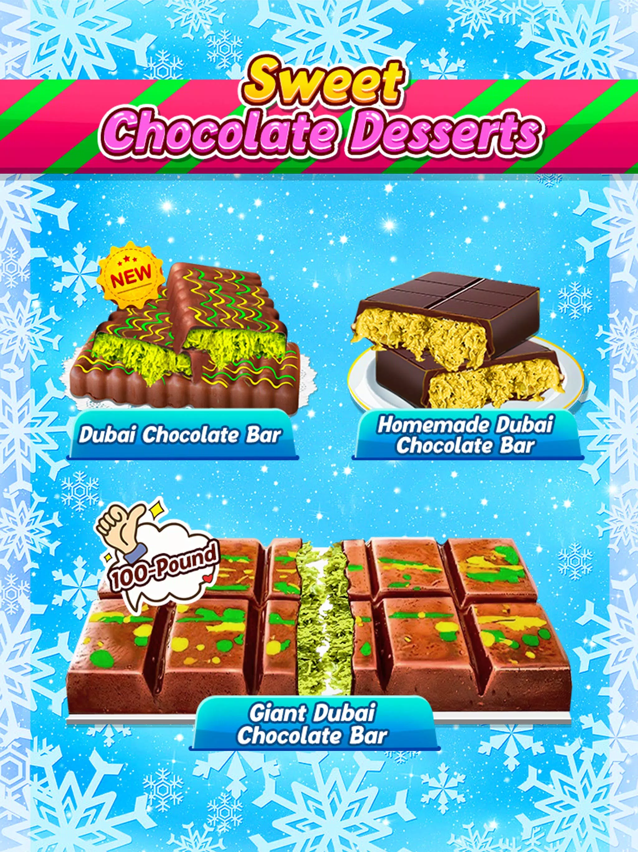 Sweet Chocolate Bar Desserts Screenshot 4