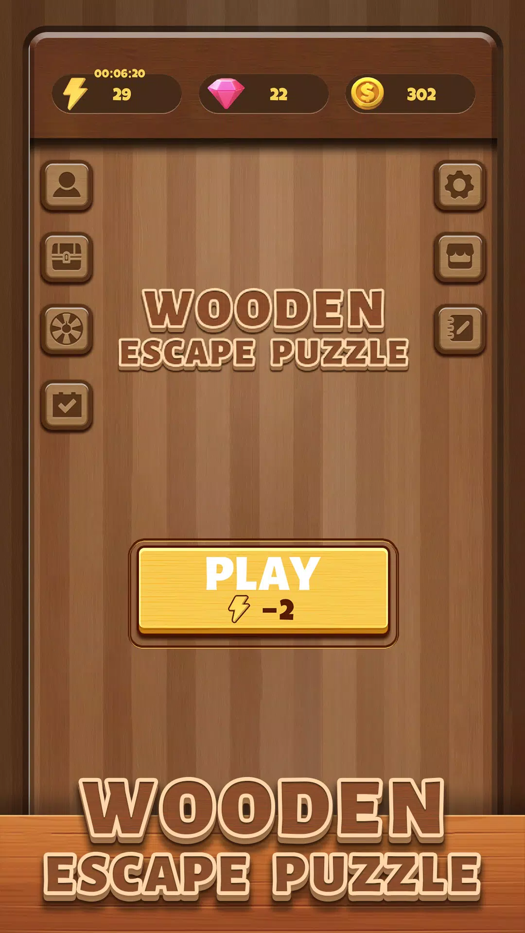 Wooden Escape Puzzle экрана 2