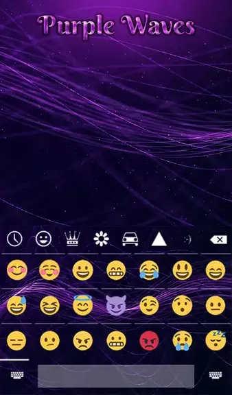 Screenshot Purple Waves Wallpaper 4