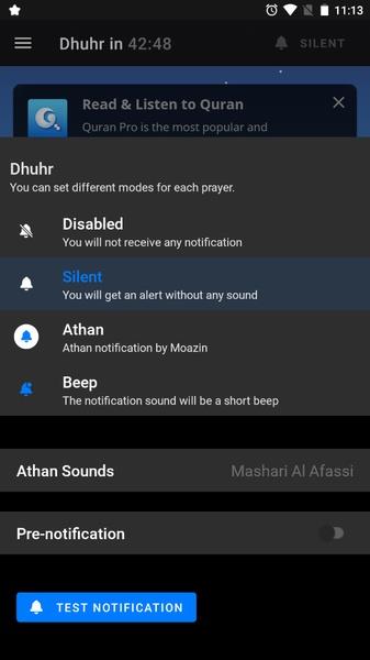 Screenshot Athan Pro: Muslim Prayer Times 2