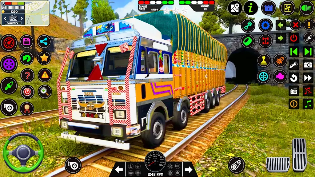 Offroad Cargo Truck Simulator स्क्रीनशॉट 3