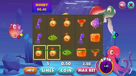 Jackpot underwater City slots स्क्रीनशॉट 3