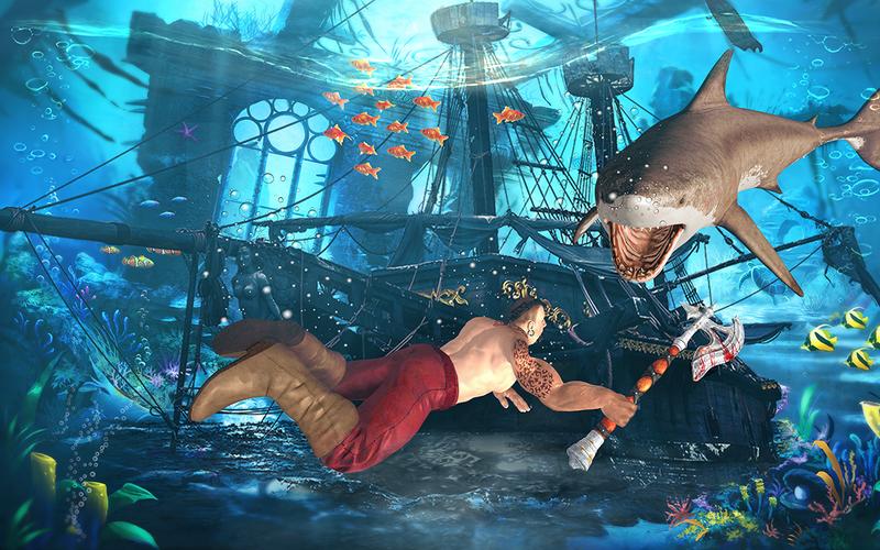 Megalodon shark fish eater Screenshot 3