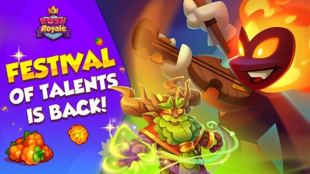 Le Festival des Talents est de retour dans Rush Royale avec des quêtes et des unités sur le thème de la nature !