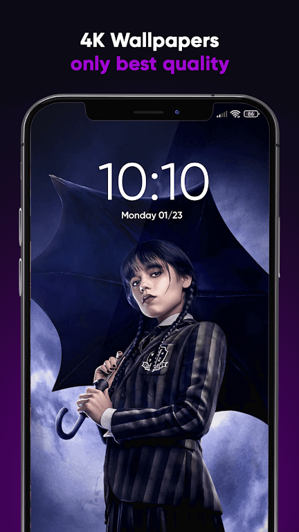 Wednesday Addams Wallpapers HD экрана 2