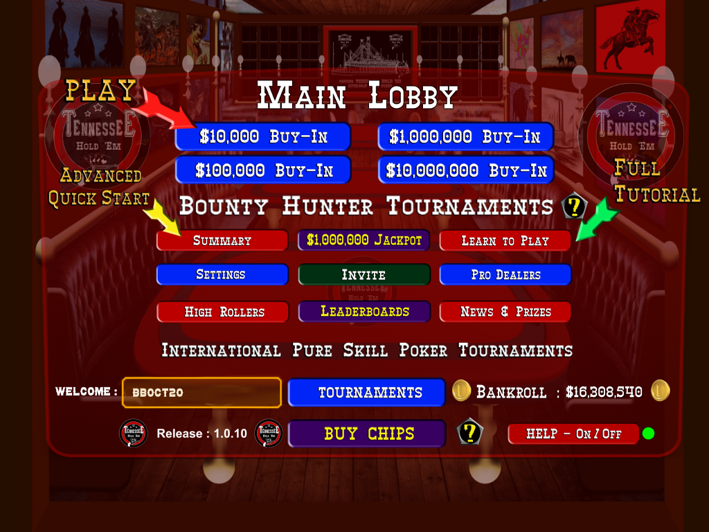 Screenshot TENNESSEE HOLD ’EM - Skill Poker Tournaments 4