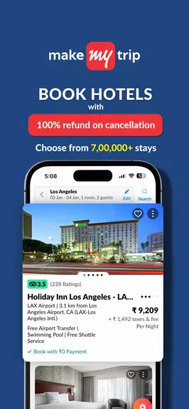 MakeMyTrip - Flights & Hotels ekran görüntüsü 4
