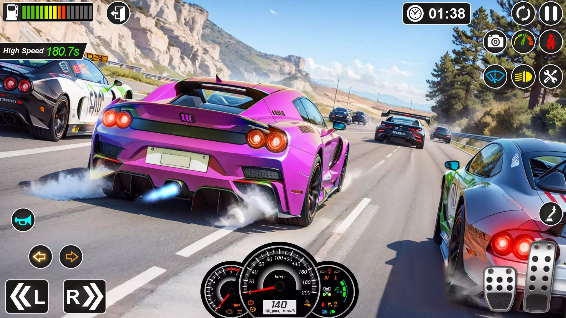 High Speed - Car Racing Game ဖန်သားပြင်ဓာတ်ပုံ 2