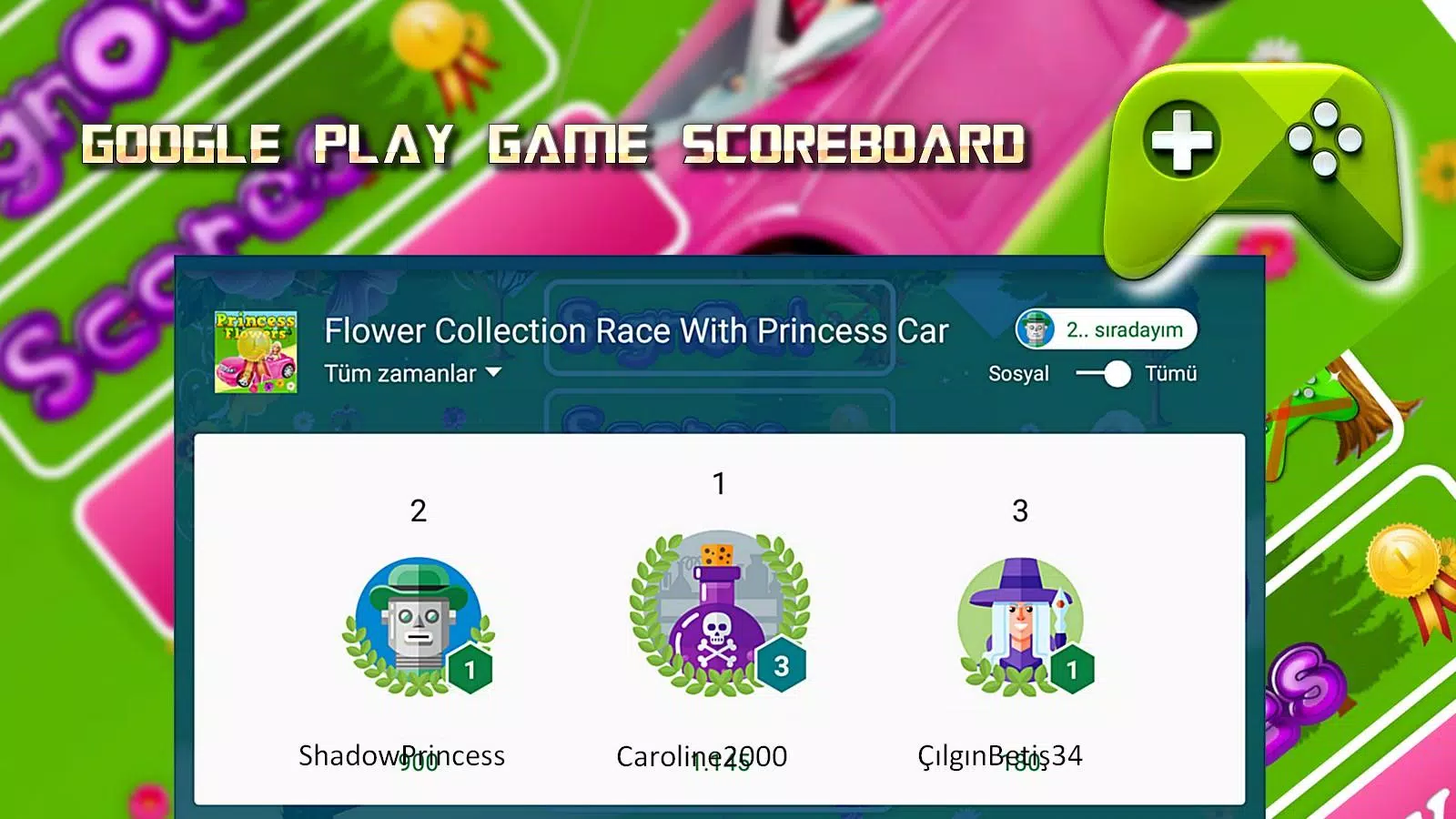 (New) Collect The Most Flowers With Prencess ဖန်သားပြင်ဓာတ်ပုံ 4