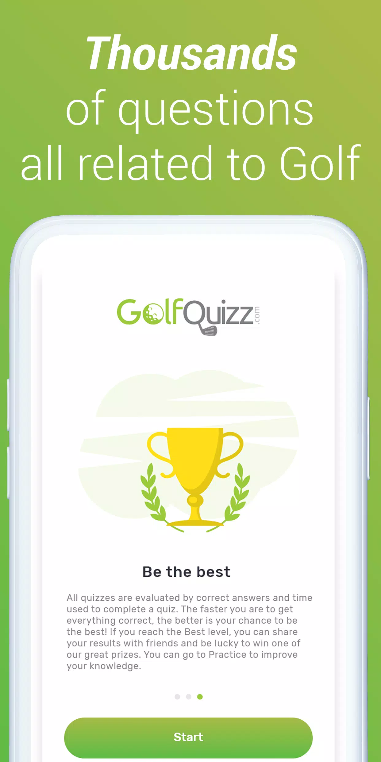 GolfQuizz Скриншот 3