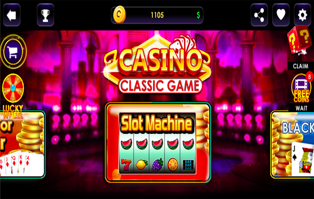 Classic Casino - Slot Machine Black Jack ảnh chụp màn hình 1