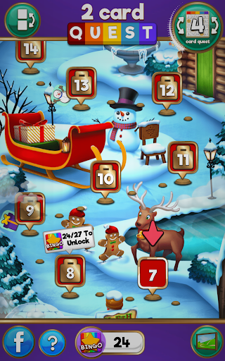 Bingo Quest Winter Garden - Christmas Adventure Screenshot 1