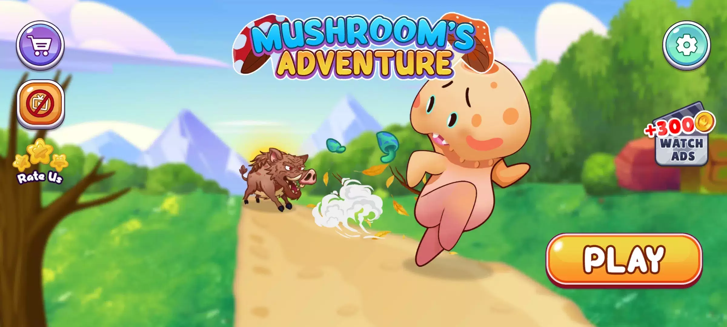 Mushroom war: Jungle Adventure ảnh chụp màn hình 1