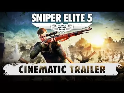 Sniper Elite 5 mobile gameplay screenshot showing rifle scope view