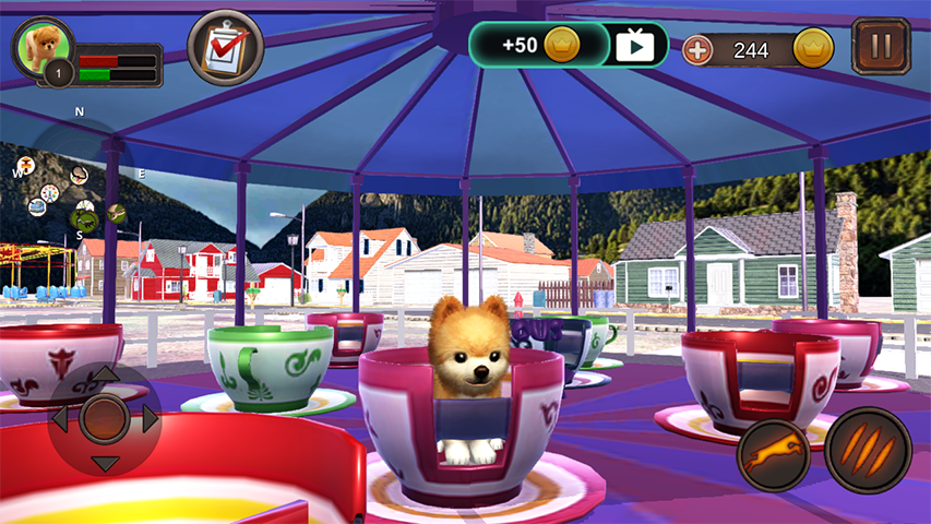 Pomeranian Dog Simulator ဖန်သားပြင်ဓာတ်ပုံ 2