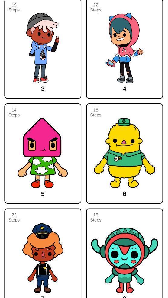 How to draw Toca 스크린샷 2