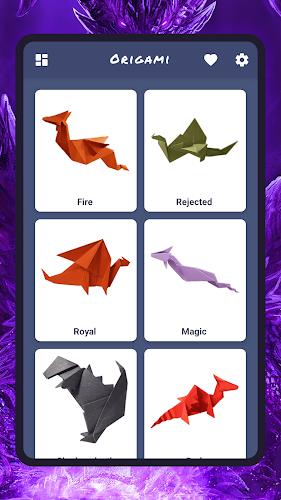 Origami dragons স্ক্রিনশট 1