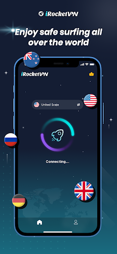 iRocketVPN - Secure VPN Proxy ဖန်သားပြင်ဓာတ်ပုံ 2