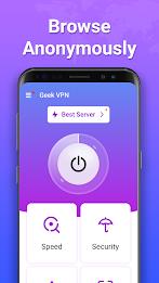 Geek VPN: Fast & Stable Proxy ဖန်သားပြင်ဓာတ်ပုံ 2