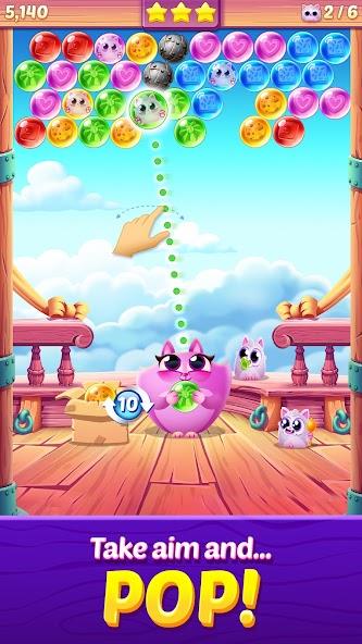 Cookie Cats Pop - Bubble Pop Mod captura de pantalla 