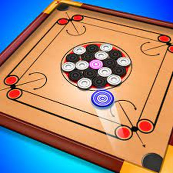 2D Carrom Singleplayer ảnh chụp màn hình 1