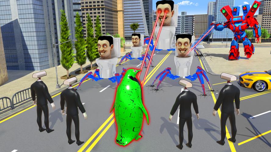 Toilet Monster Robot Games Screenshot 3