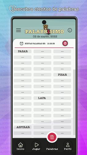 PALABRÍSIMO: busca palabras ảnh chụp màn hình 2